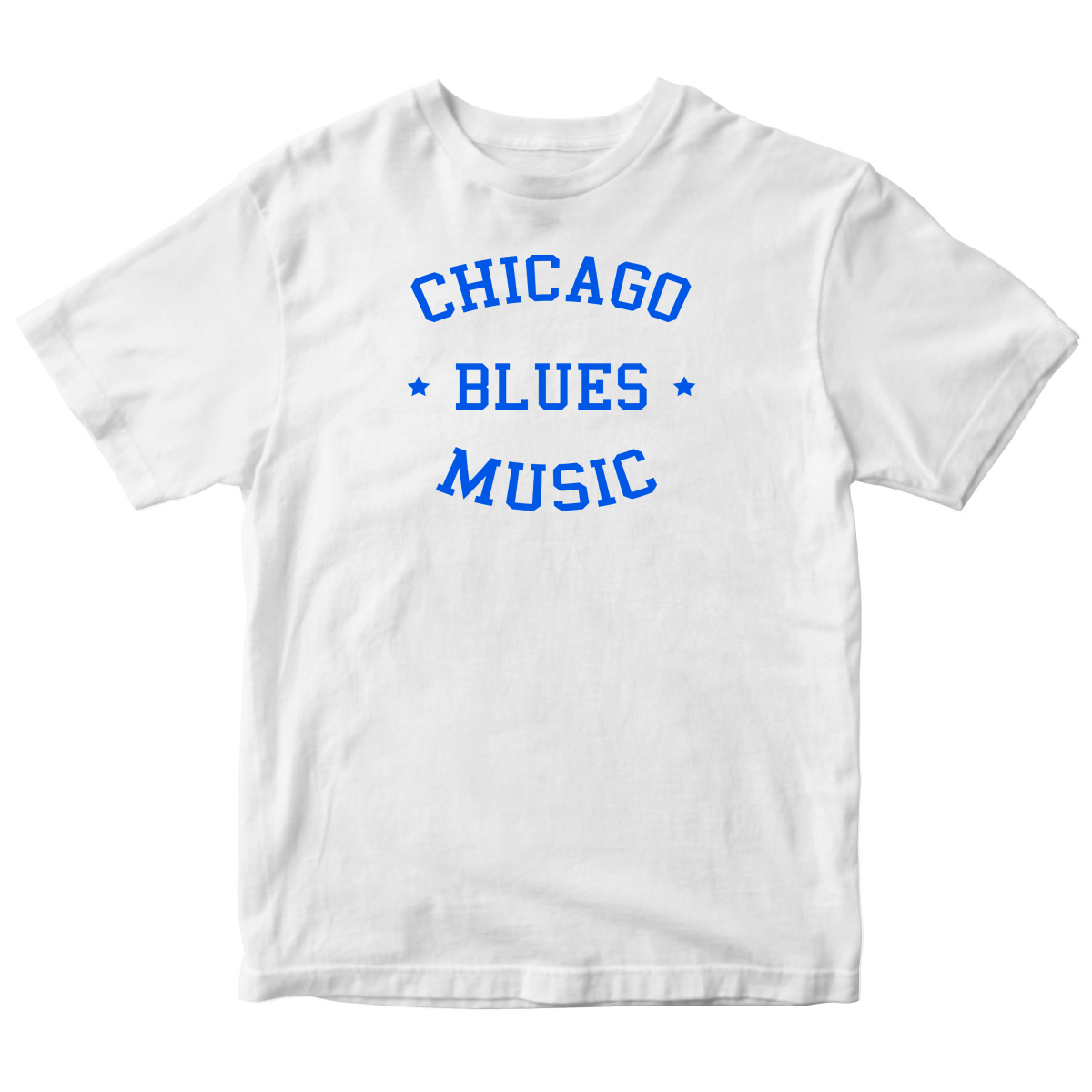 Chicago Blues Music Kids T-shirt | White