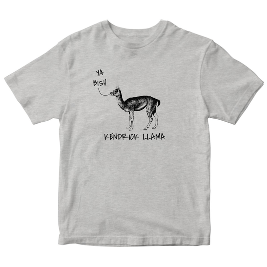 Kendrick Llama Kids T-shirt | Gray