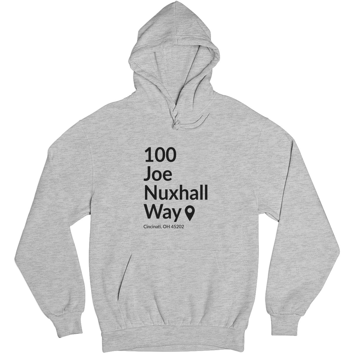 Cincinnati Baseball Stadium Unisex Hoodie | Gray