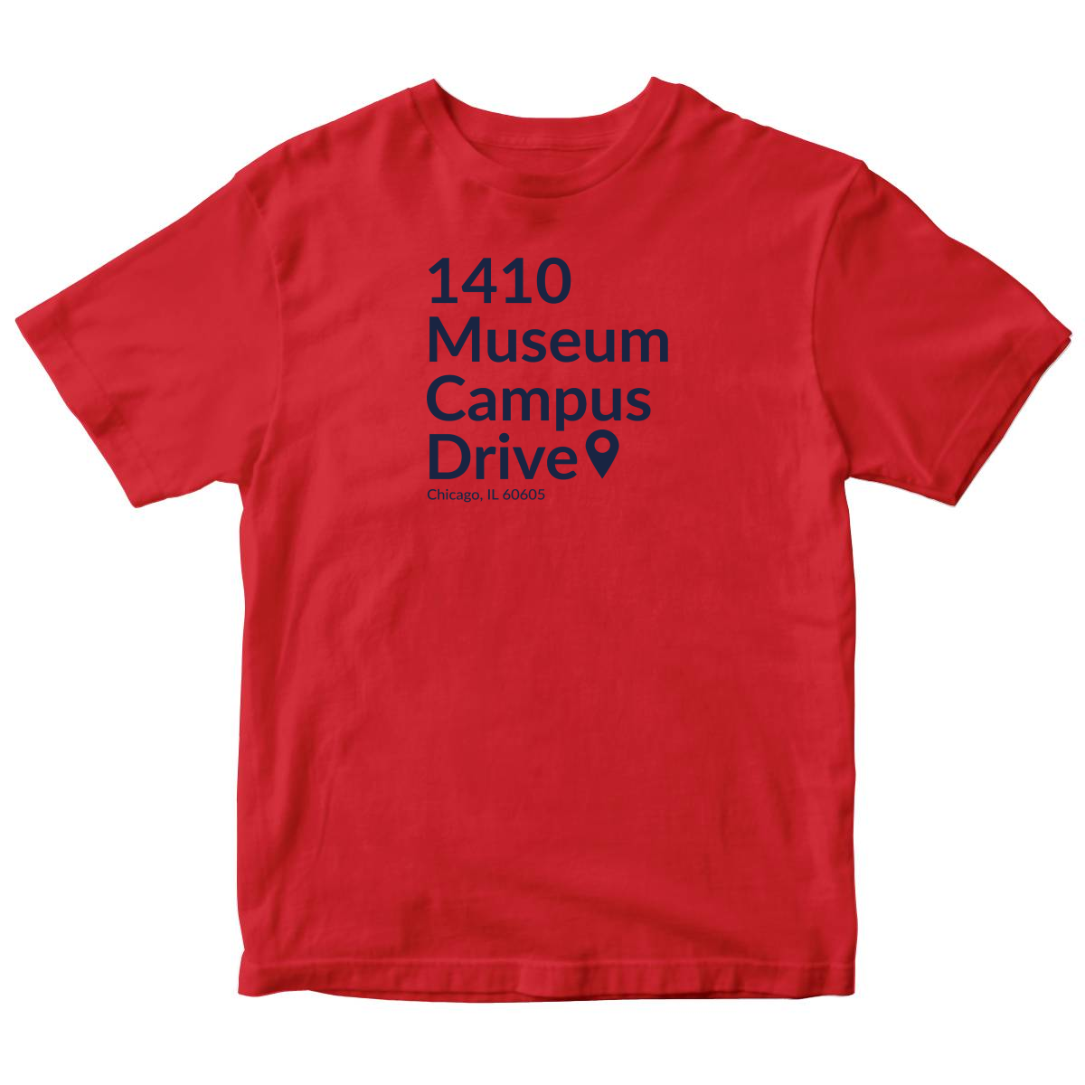Chicago Football Stadium Kids T-shirt | Red