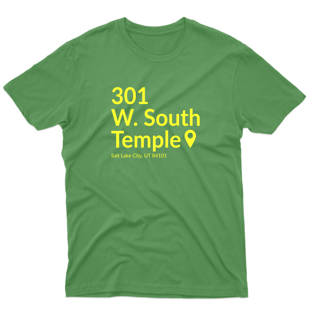 Utah Basketball Stadium Men's T-shirt | Green