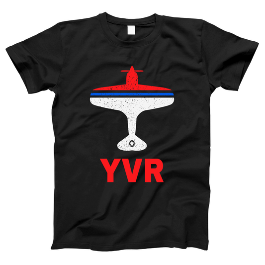 Fly Vancouver YVR Airport Women's T-shirt | Black