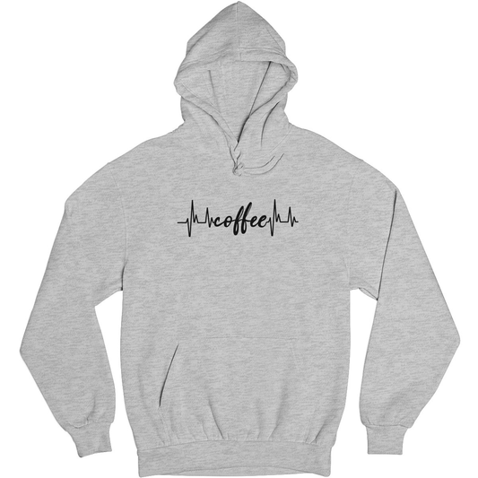 Coffee Lifeline Unisex Hoodie | Gray