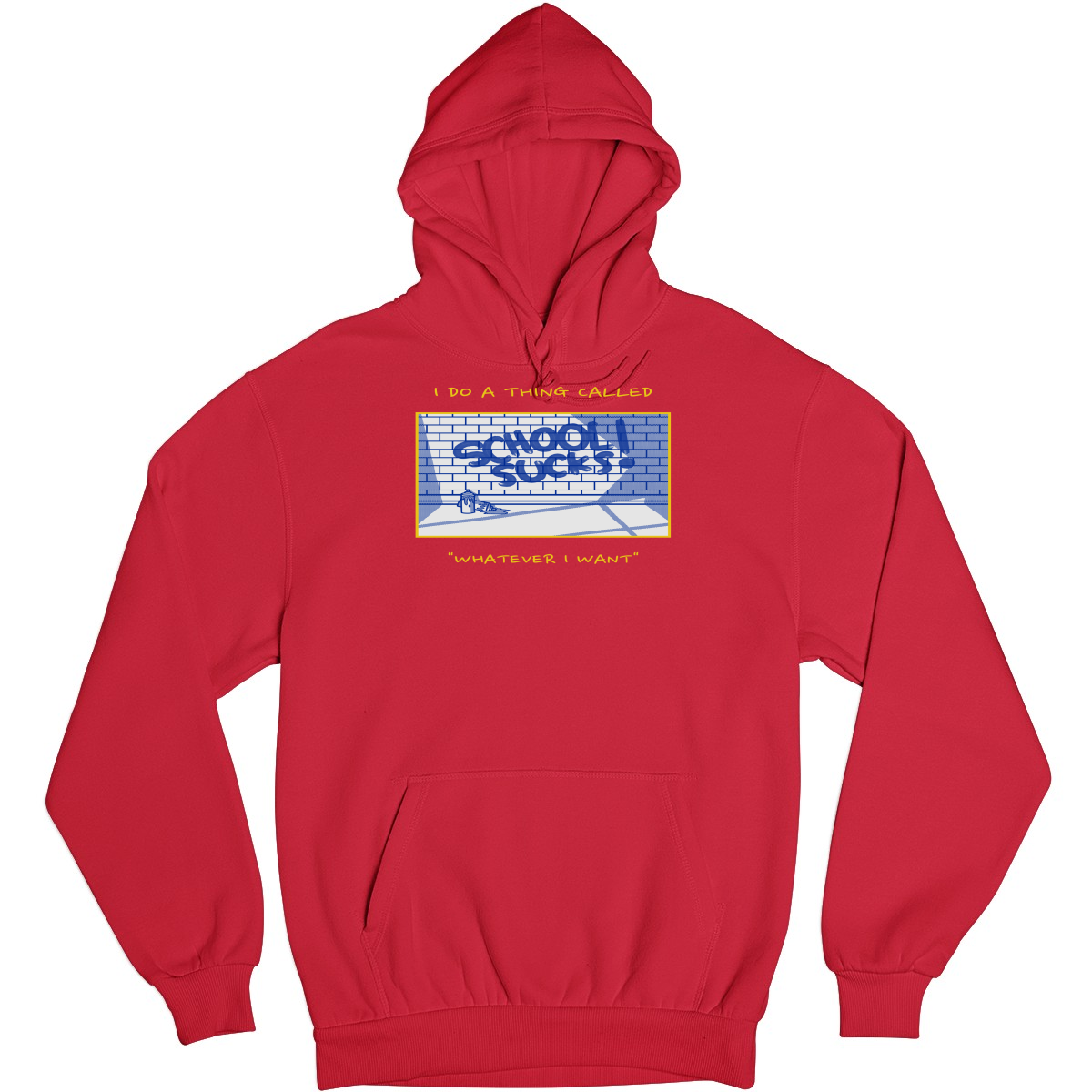 I Do A Thing Called Whatever I Want Unisex Hoodie | Red