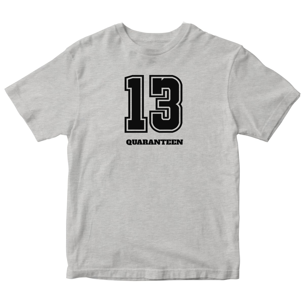 13 QUARANTEEN Kids T-shirt | Gray