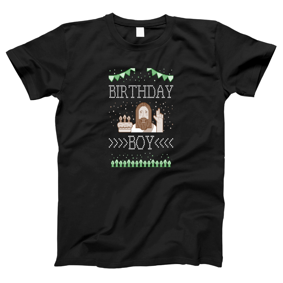 Christmas Birthday Boy Women's T-shirt | Black