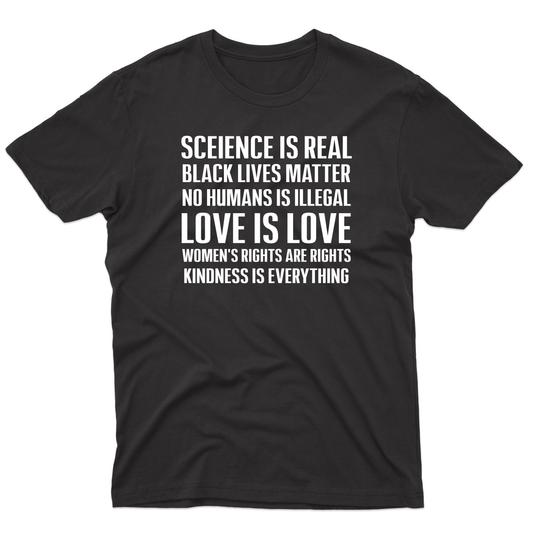 Human Rights LGBTQ Equality Science Men's T-shirt | Black