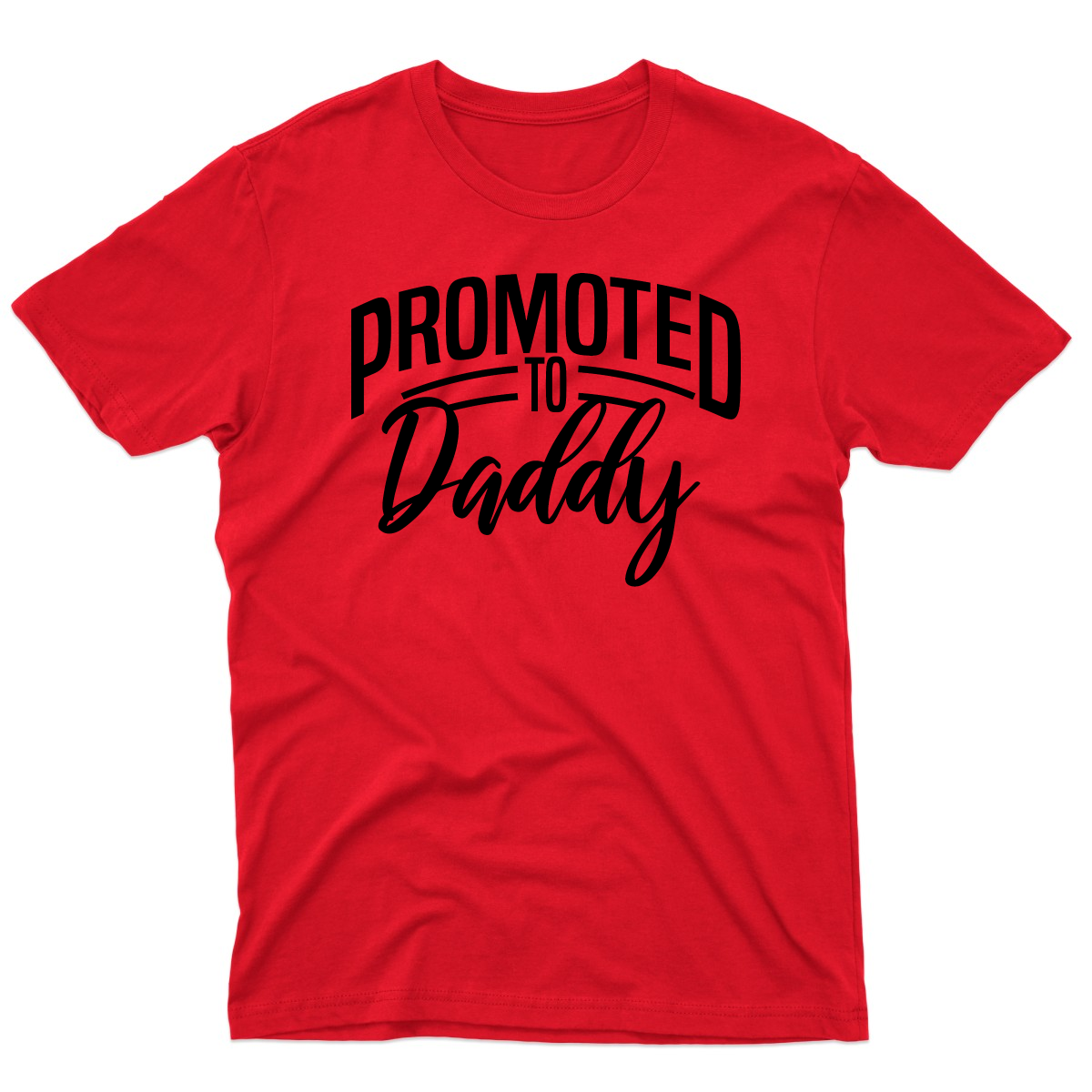 Promoted to daddy Men's T-shirt | Red