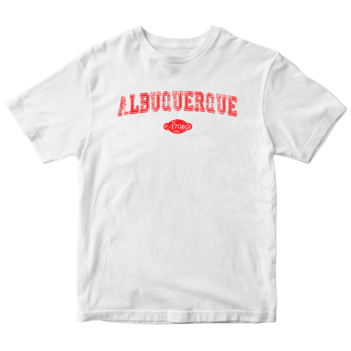 Albuquerque 1706 Represent Toddler T-shirt | White