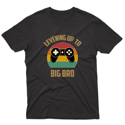 Leveling Up To Big Bro-2 Men's T-shirt | Black