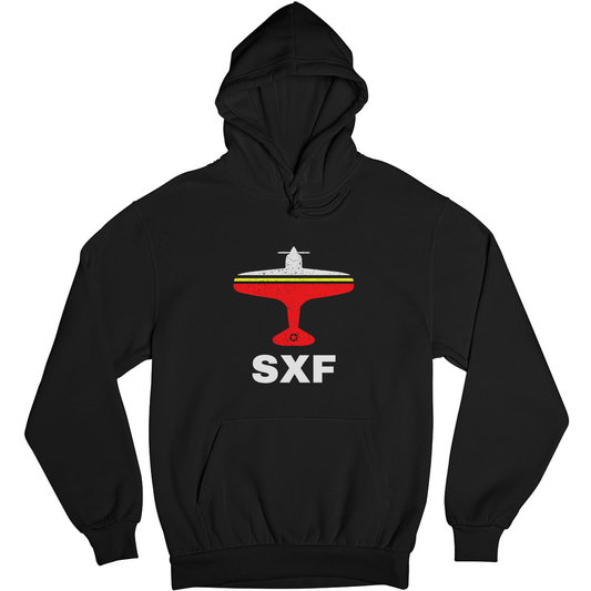 Fly Berlin SXF Airport Unisex Hoodie | Black