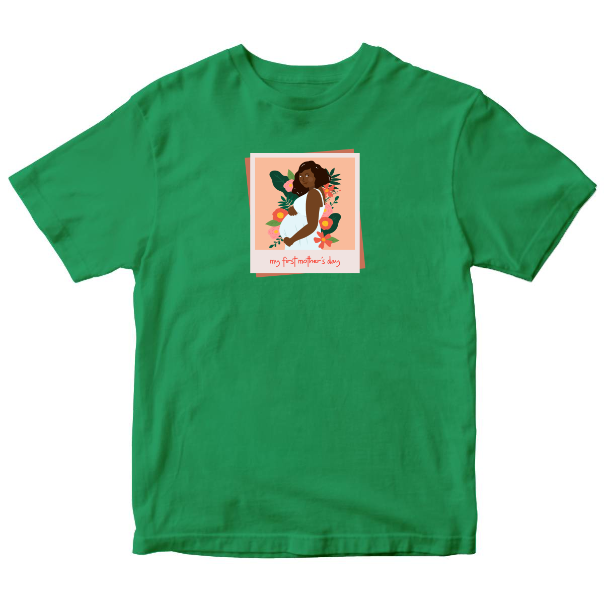 My First Mother's day Kids T-shirt | Green