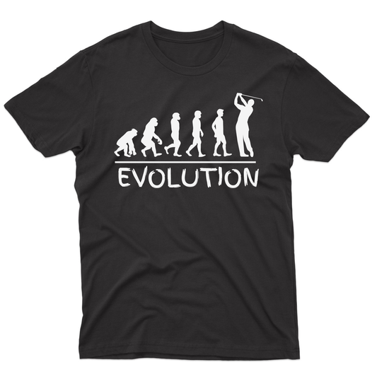 Golf Evolution  Men's T-shirt | Black