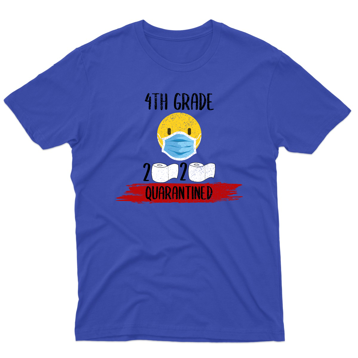 4th Grader Quarantined Men's T-shirt | Blue