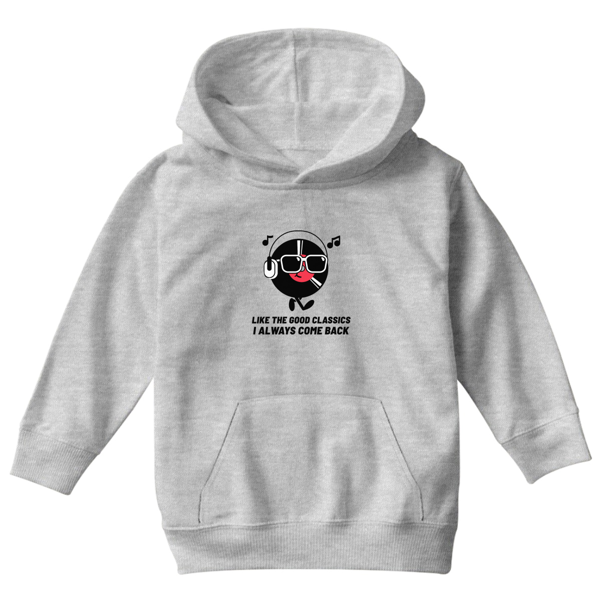 Like a good classic I always come back Kids Hoodie | Gray