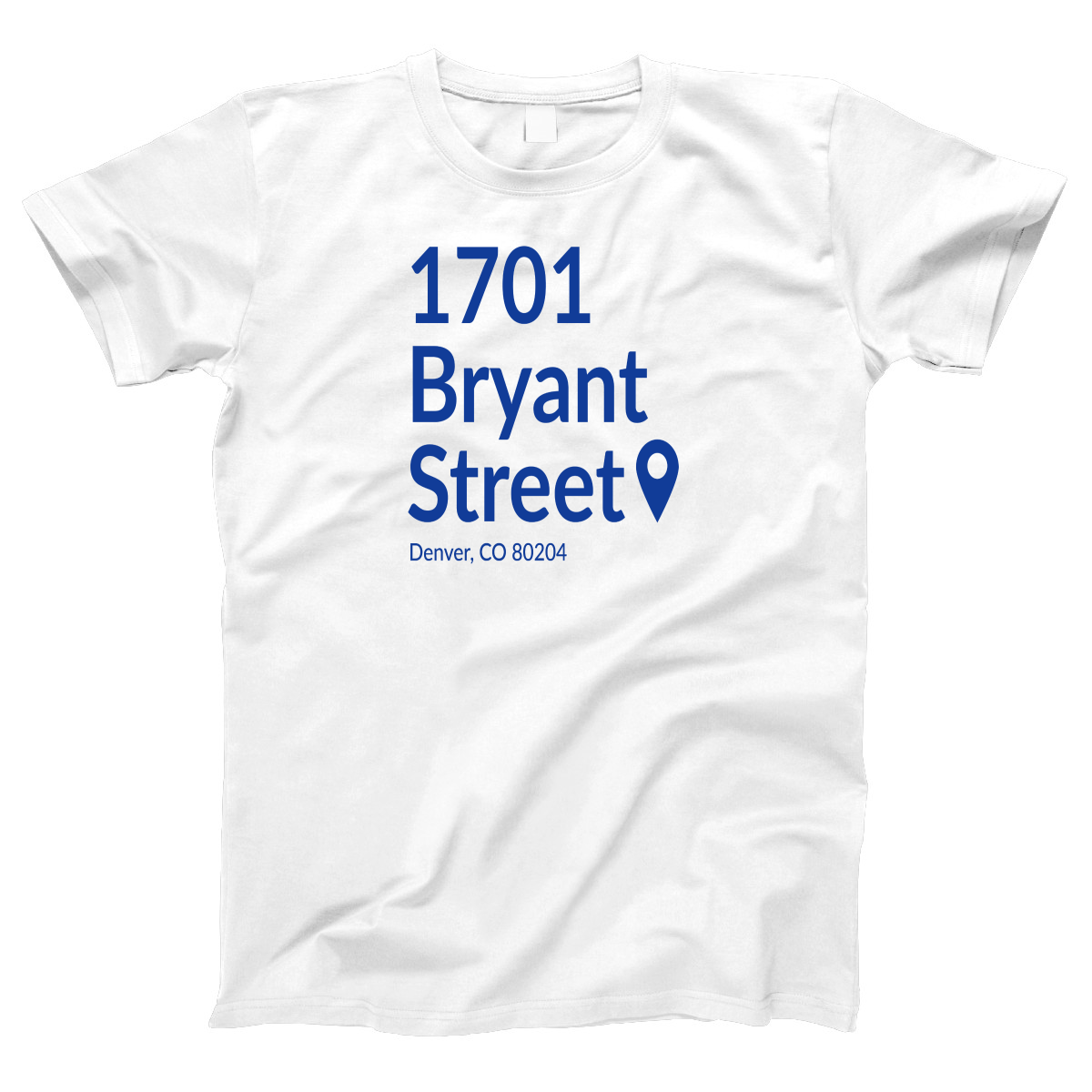 Denver Football Stadium Women's T-shirt | White