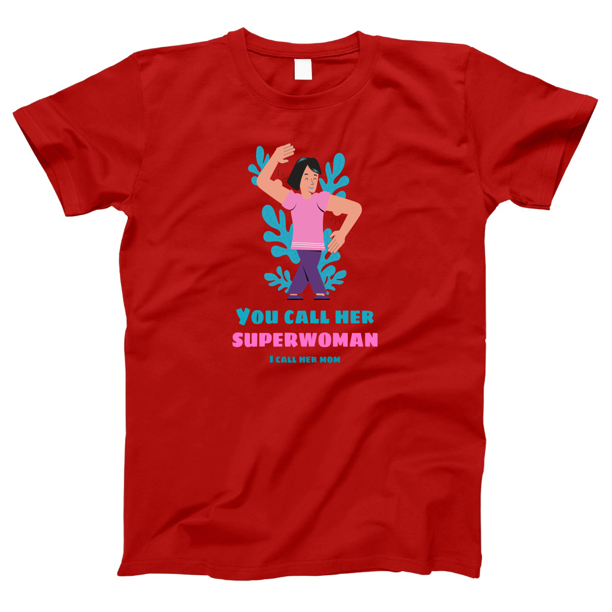 Superwoman Mom Women's T-shirt | Red