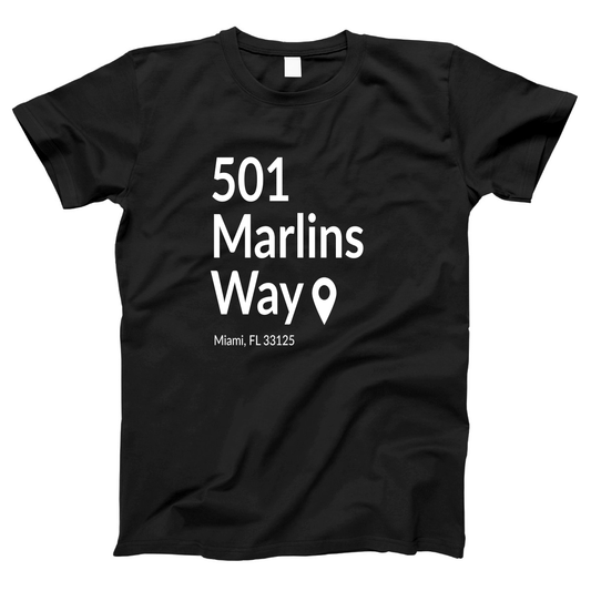 Miami Baseball Stadium  Women's T-shirt | Black