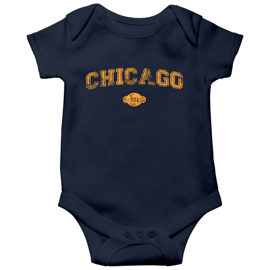 Chicago Represent Baby Bodysuits