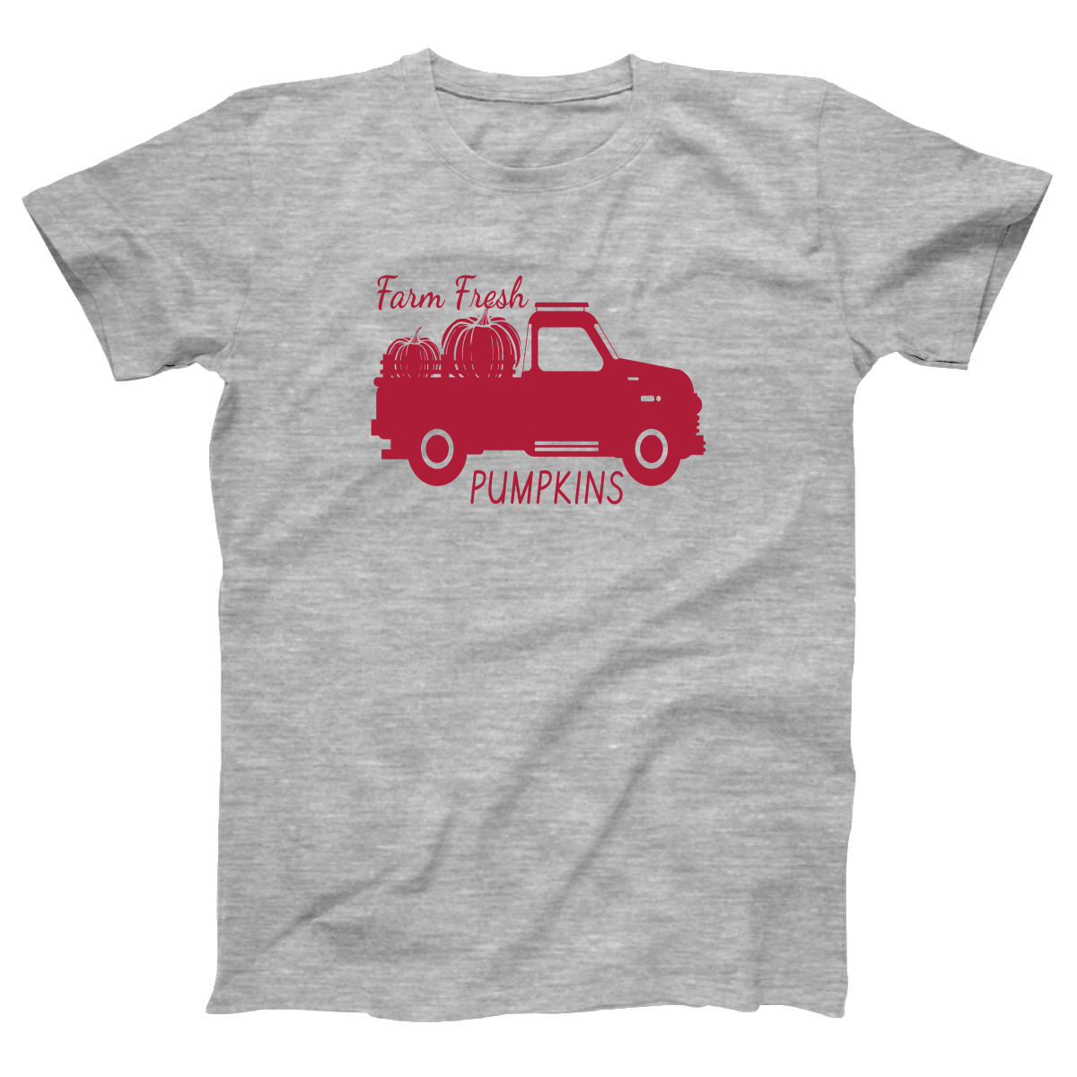 Farm Fresh Pumpkins Women's T-shirt | Gray