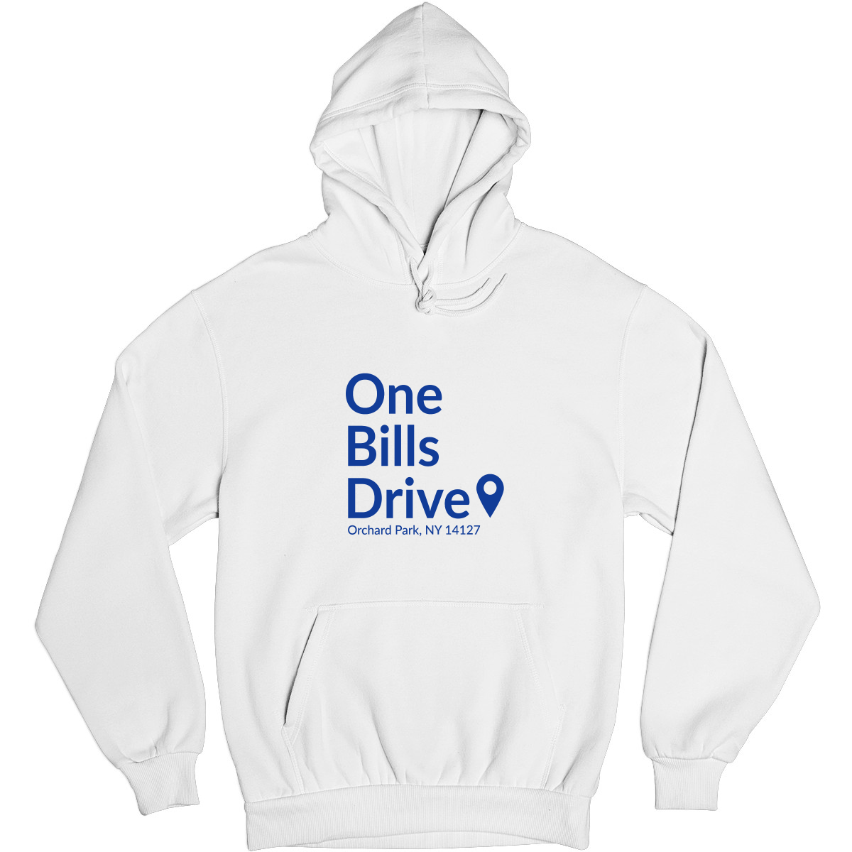 Buffalo Football Stadium  Unisex Hoodie | White