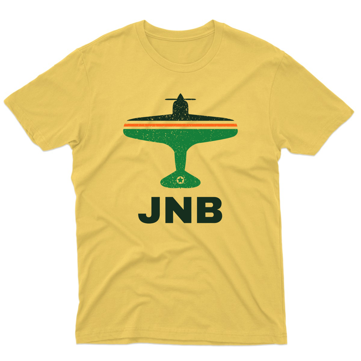 Fly Johannesburg JNB Airport Men's T-shirt | Yellow