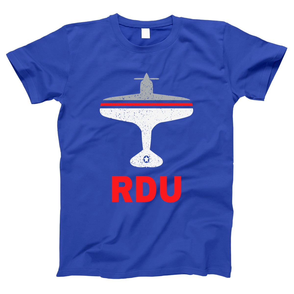 Fly Raleigh-Durham RDU Airport Women's T-shirt | Blue