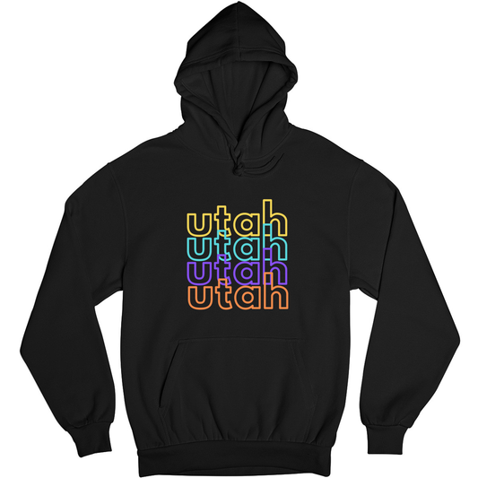 Utah Unisex Hoodie | Black