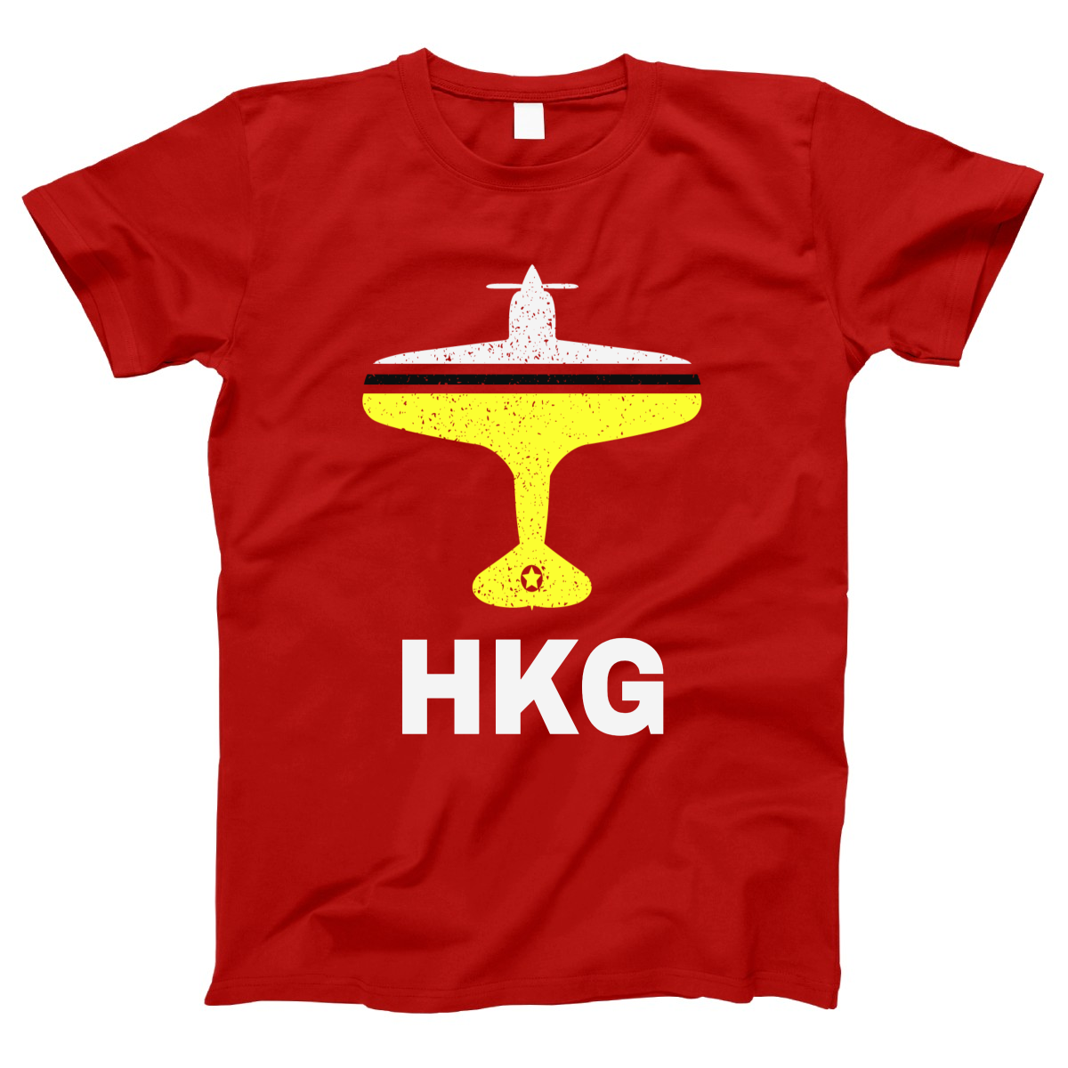 Fly Hong Kong HKG Airport Women's T-shirt | Red