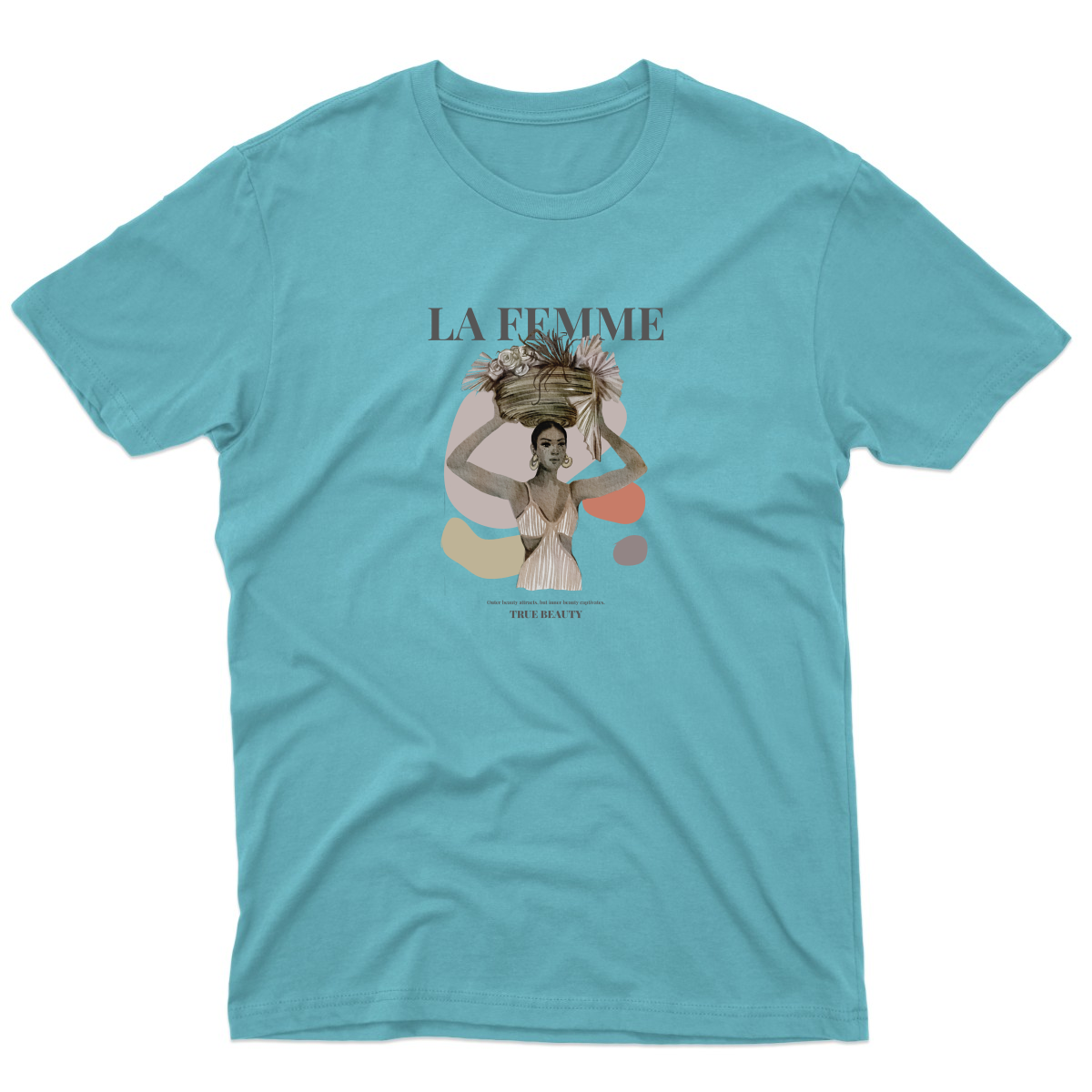 La Femme Men's T-shirt | Turquoise