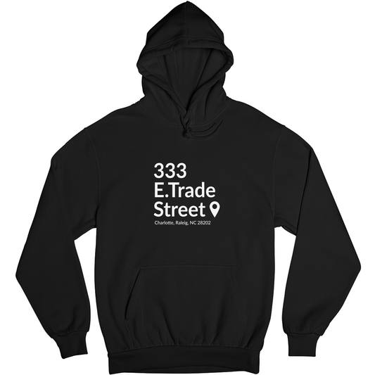 Charlotte Basketball Stadium Unisex Hoodie | Black