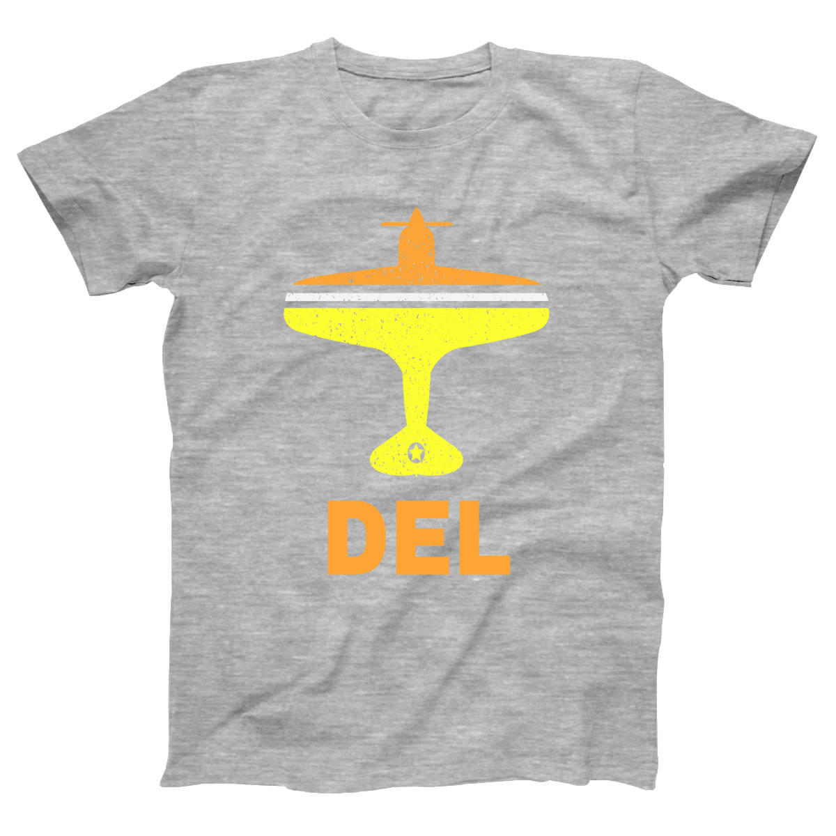 Fly Delhi DEL Airport  Women's T-shirt | Gray