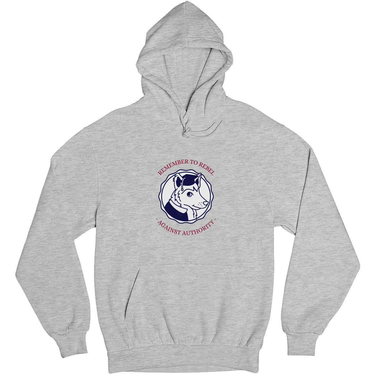 Remember to Rebel Unisex Hoodie | Gray