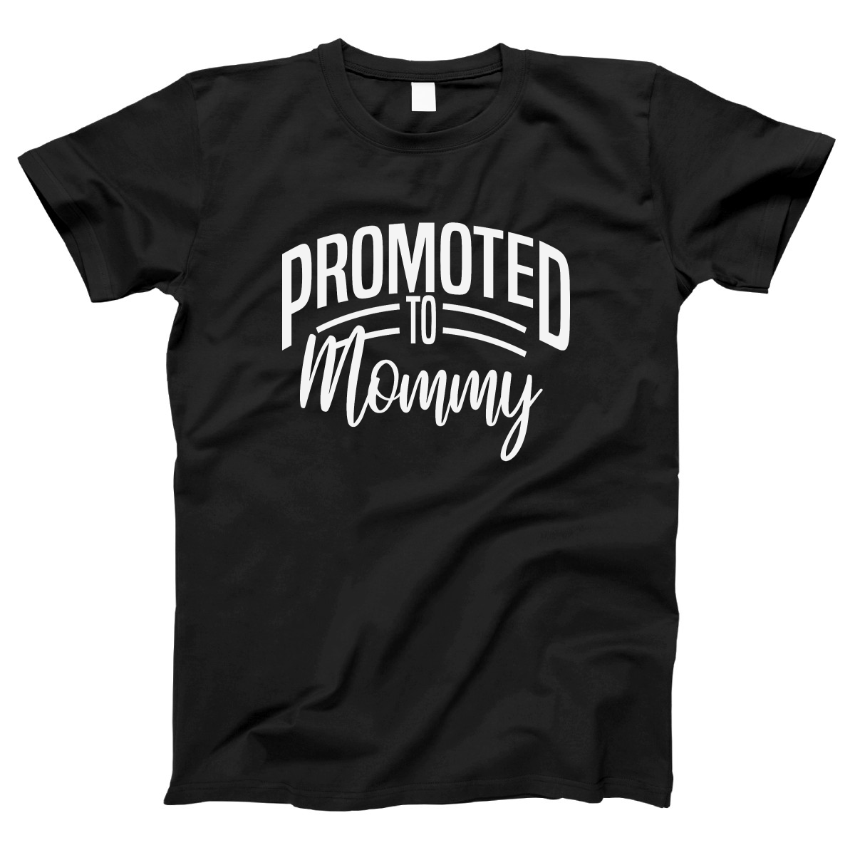 Promoted to Mommy Women's T-shirt | Black