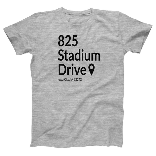 Iowa Football Stadium Women's T-shirt | Gray