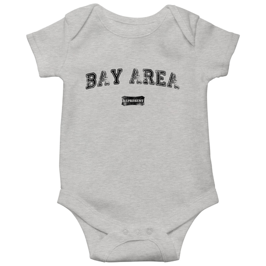 Bay Area Represent Baby Bodysuits | Gray