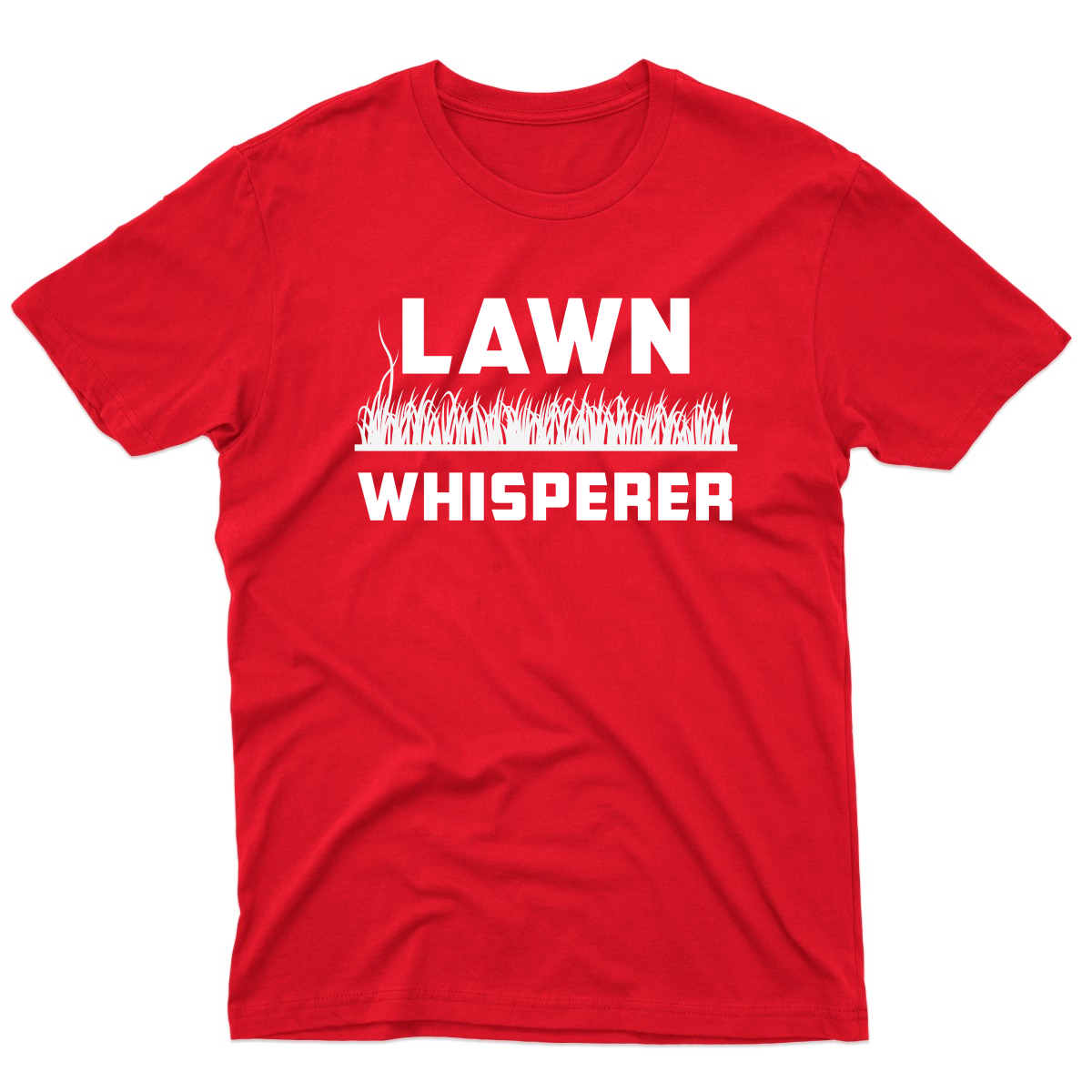 Lawn Whisperer Dad  Men's T-shirt | Red