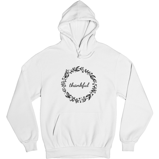 Thankful Unisex Hoodie | White