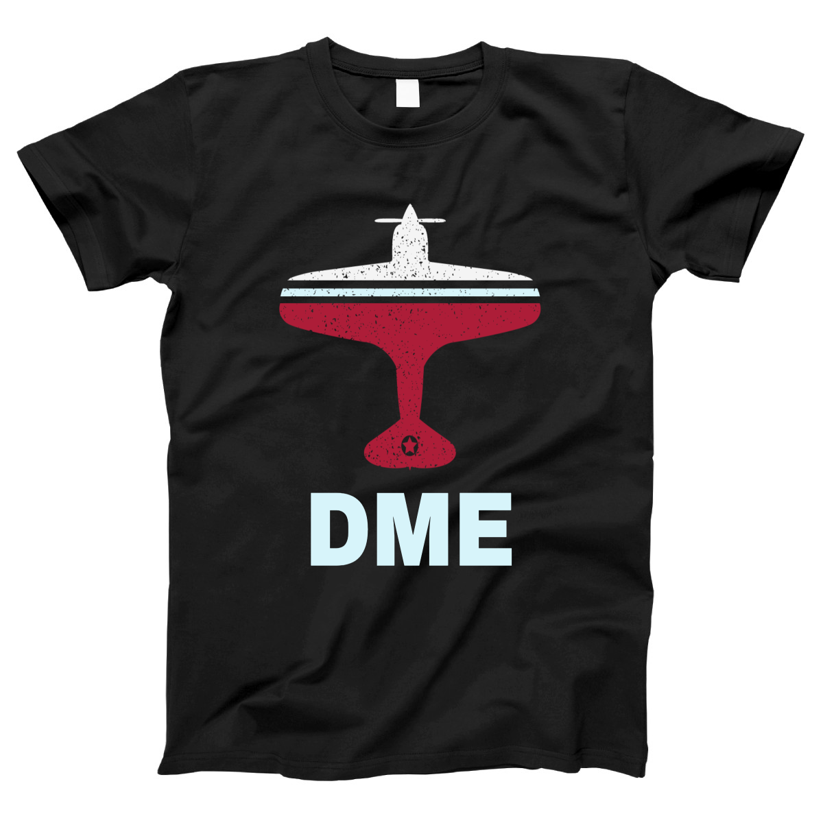 Fly Moscow DME Airport Women's T-shirt | Black