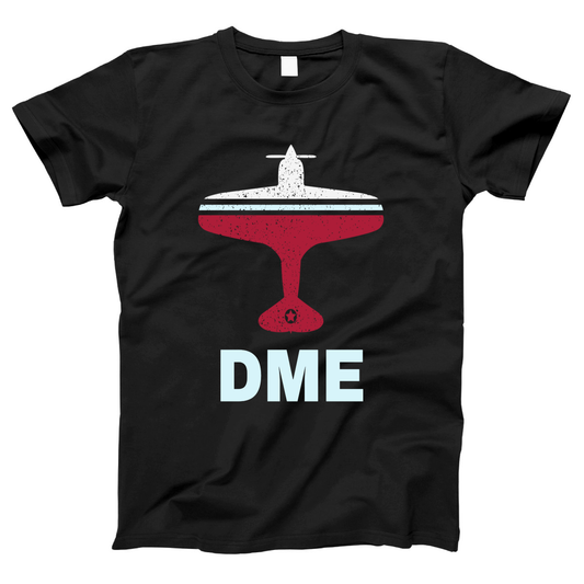 Fly Moscow DME Airport Women's T-shirt | Black