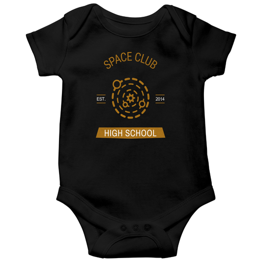 Space Club High School Baby Bodysuits