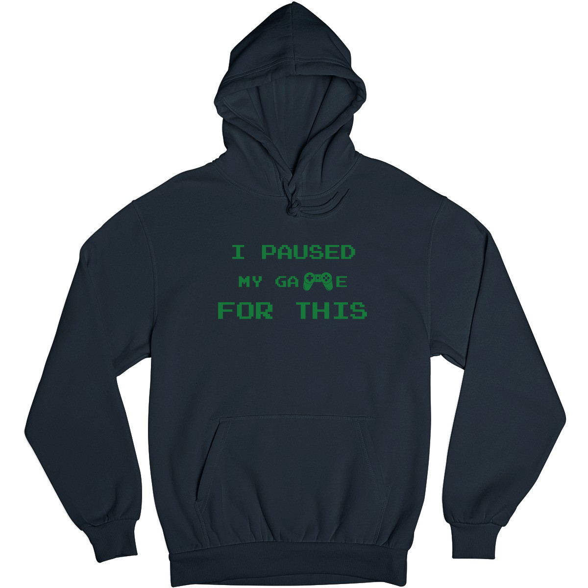 I Paused My Game For This Unisex Hoodie | Navy