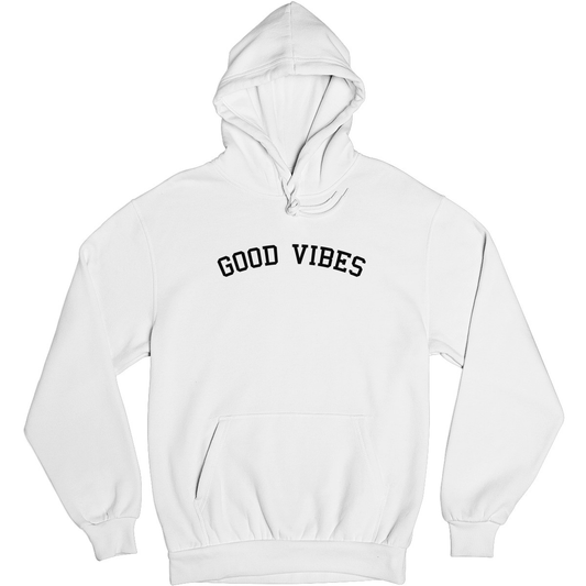 Good Vibes Unisex Hoodie | White