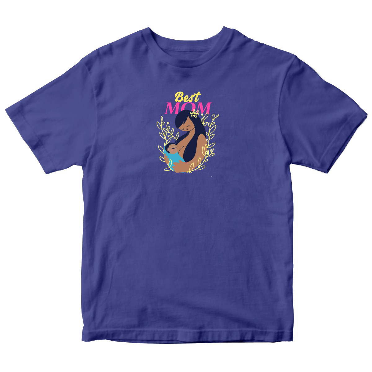 Best Mom Toddler T-shirt | Blue