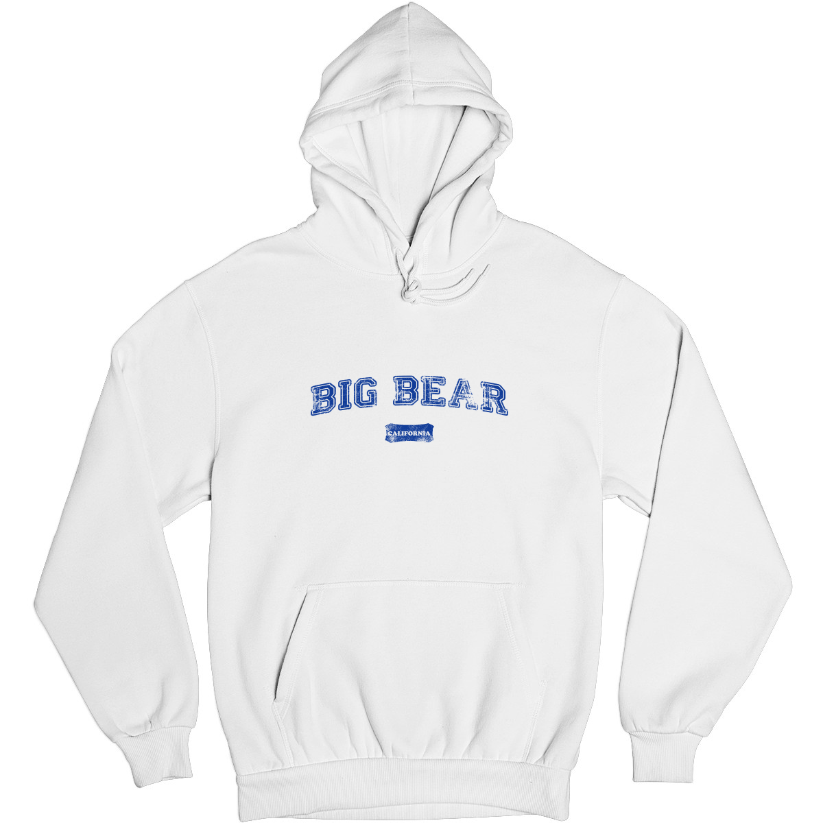 Big Bear Represent Unisex Hoodie | White