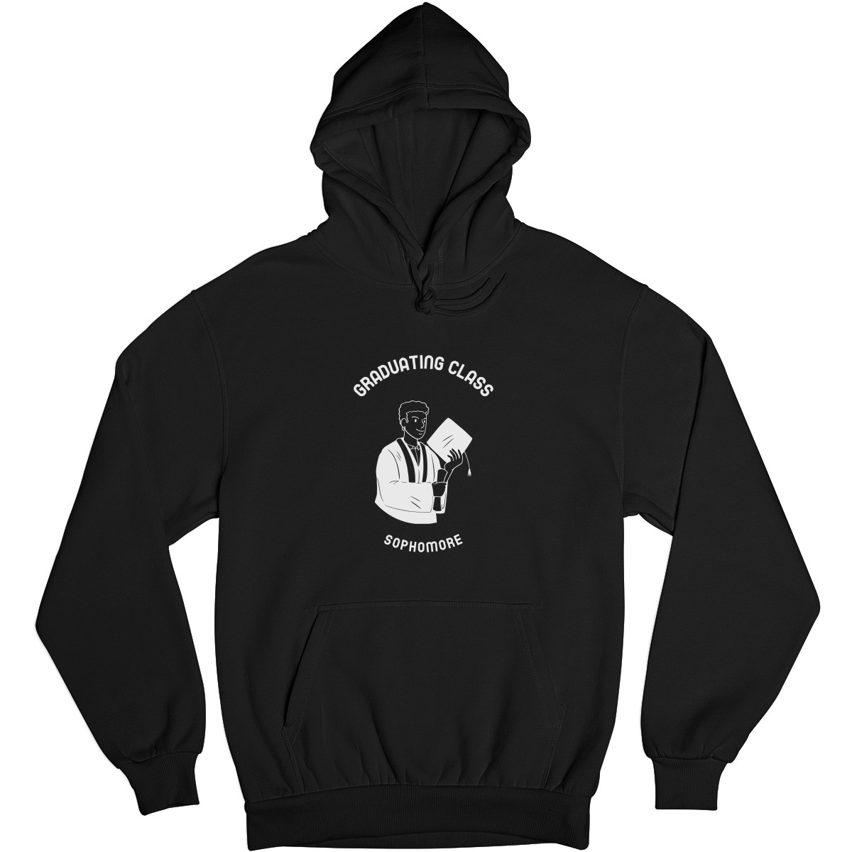 Graduating Class Sophomore Unisex Hoodie | Black