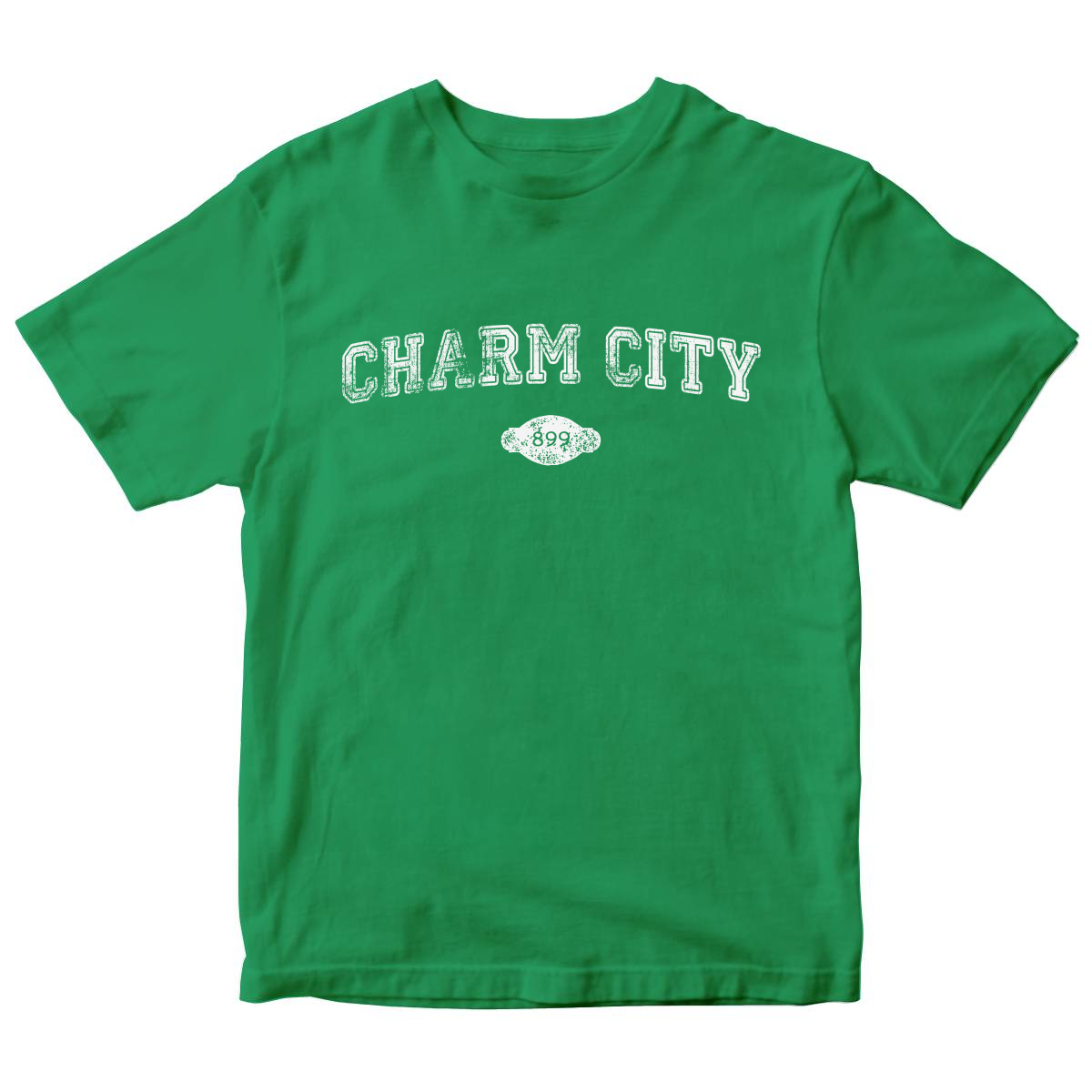 Charm City 1729 Represent Kids T-shirt | Green