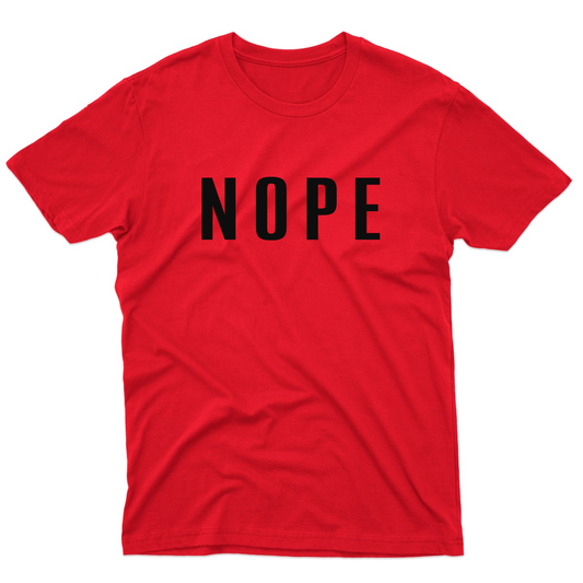 Nope Men's T-shirt | Red