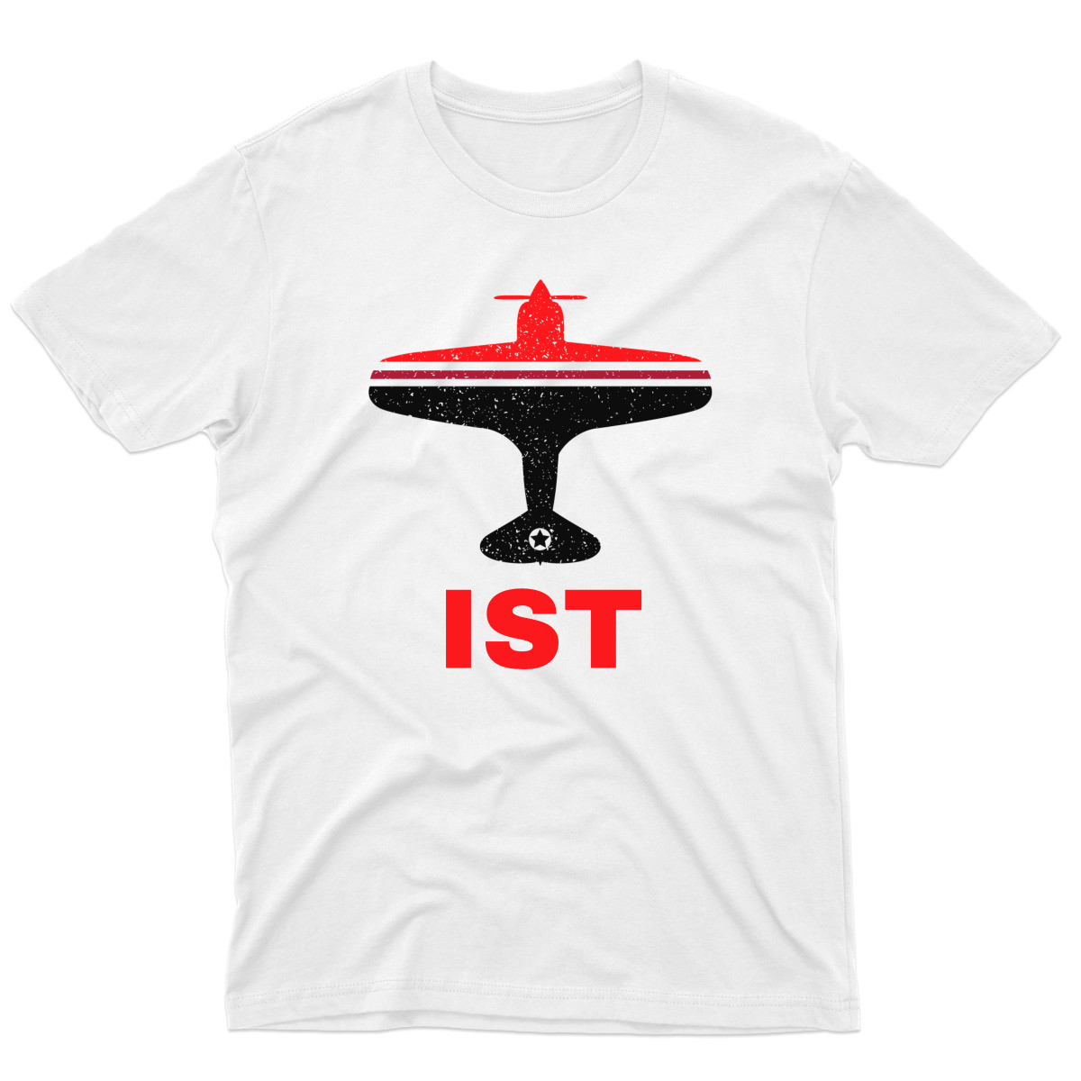 Fly Istanbul IST Airport Men's T-shirt | White