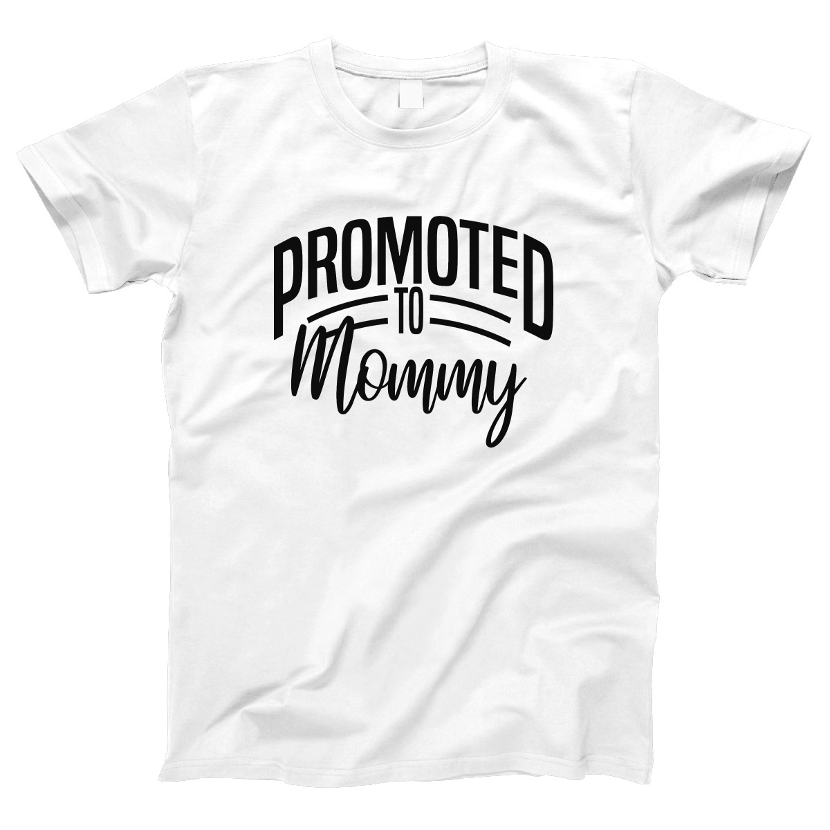 Promoted to Mommy Women's T-shirt | White